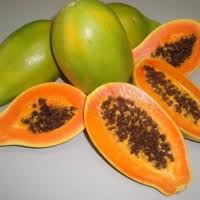 Dehydrated papaya strips